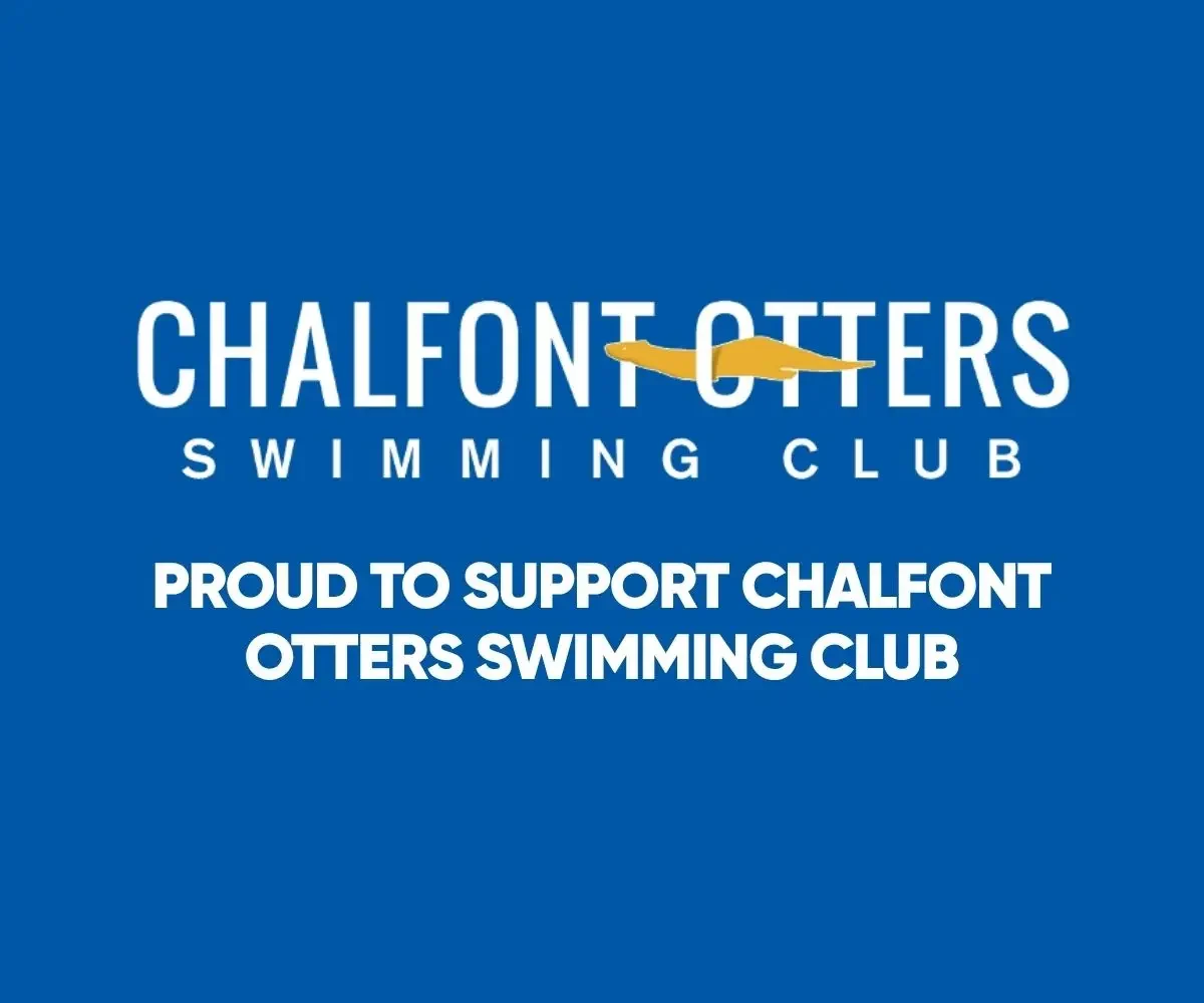 Hearthstone Mortgages and Chalfont Otters Swimming Club logos Premier Sponsor